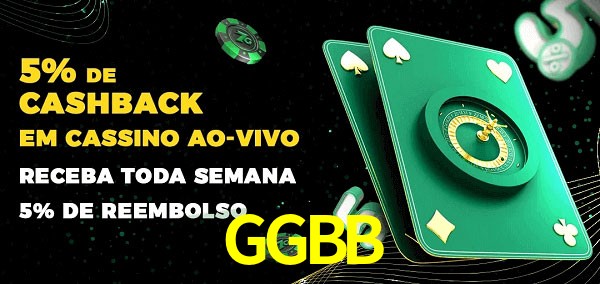 Promoções do cassino ao Vivo GGBB